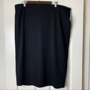 Eloquii black stretch pencil skirt 20